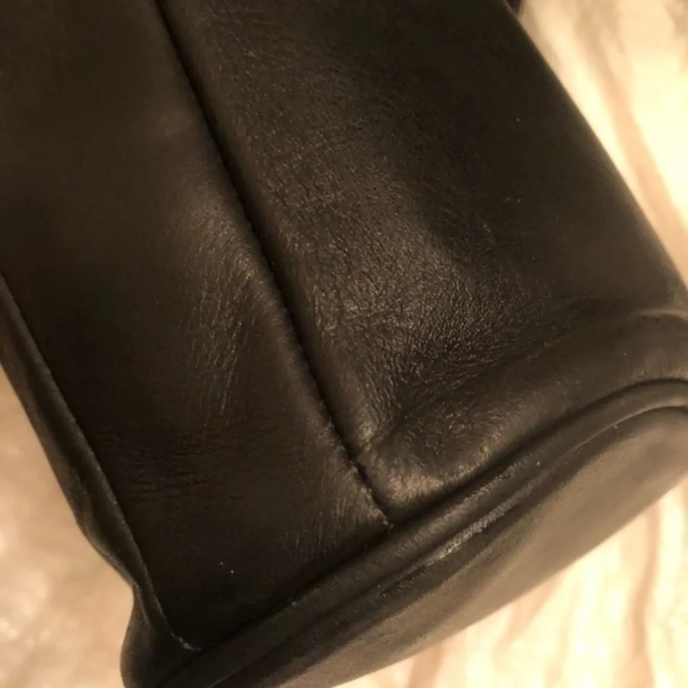 Coach black leather boulevard bag 4128 vintage bucket bag very rare - Picture 8 of 14